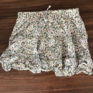 Floral mini skirt